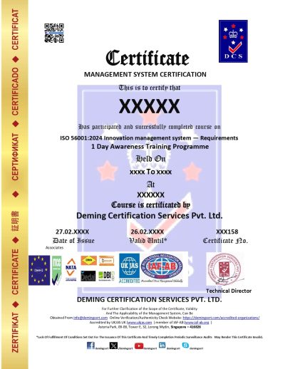 ISO 56001:2024 Innovation management system — Requirements