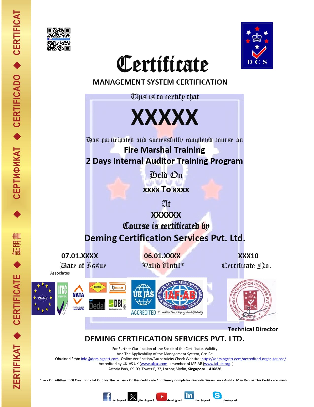 Fire Marshal Training