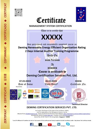 DEMING RENEWABLE ENERGY
