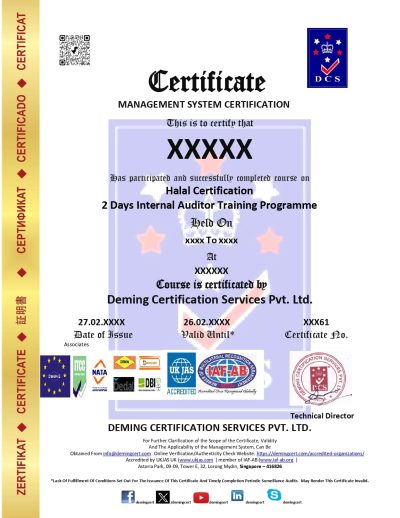 HALAL CERTIFICATIONS