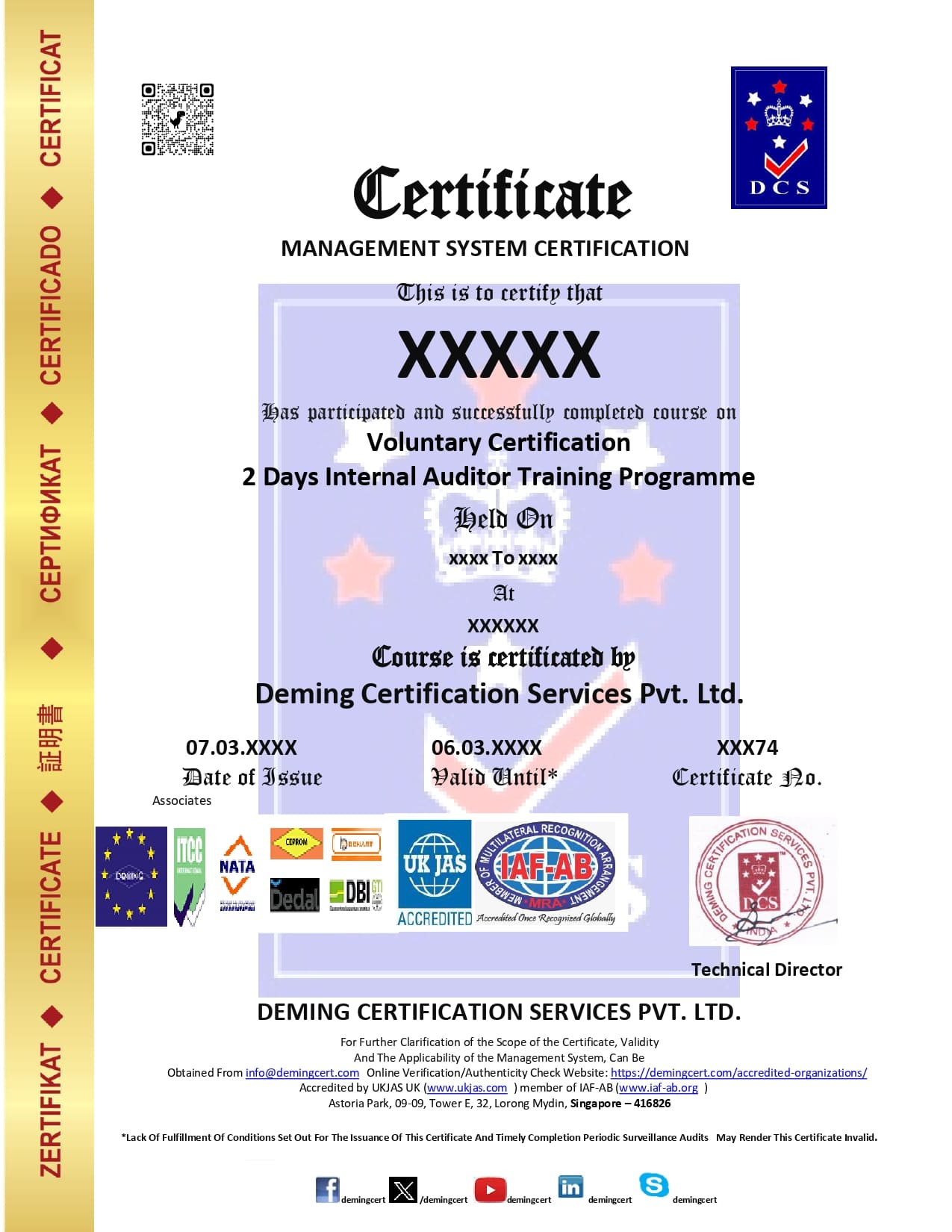 Voluntary Certification