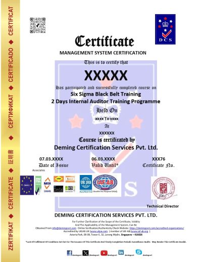 Six Sigma Black Belt Certification Training